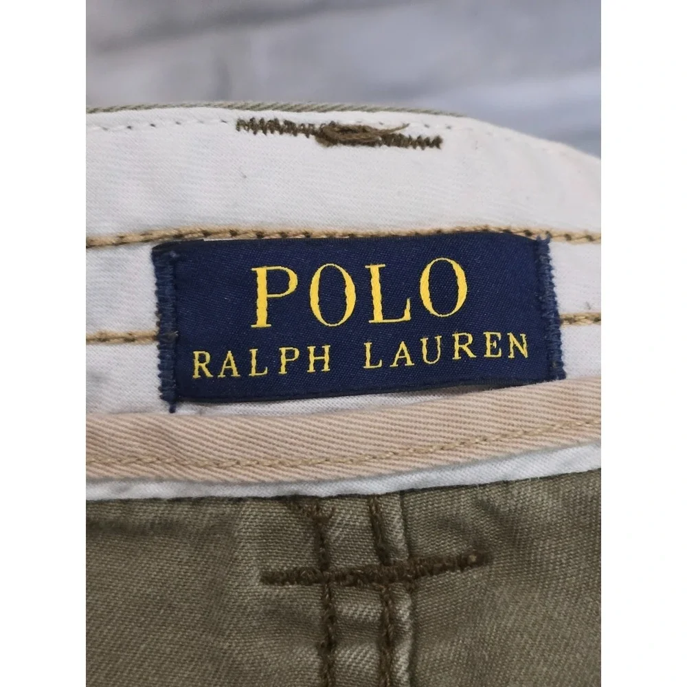 Polo Ralph Lauren Shorts Sz 40 Olive Green Short Cargo Vtg Summer y2k vibes